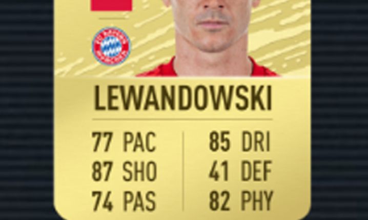 OFICJALNA karta Lewandowskiego w grze FIFA 20